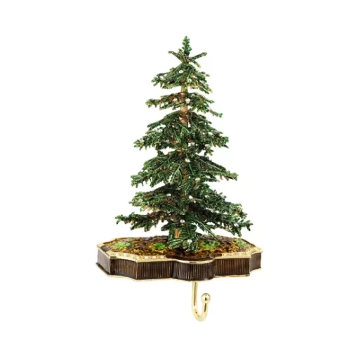 Flash Sale 💯 Olivia Riegel ❄ Christmas Tree Crystal & Pewter Stocking Holder 😉 -Many Online Shop unnamed file 141