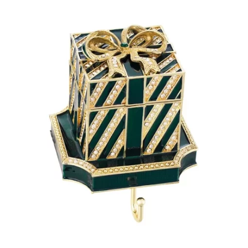 Best reviews of 🔔 Olivia Riegel Striped Gift Box Crystal & Pewter Stocking Holder Green 🎁 -Many Online Shop unnamed file 168