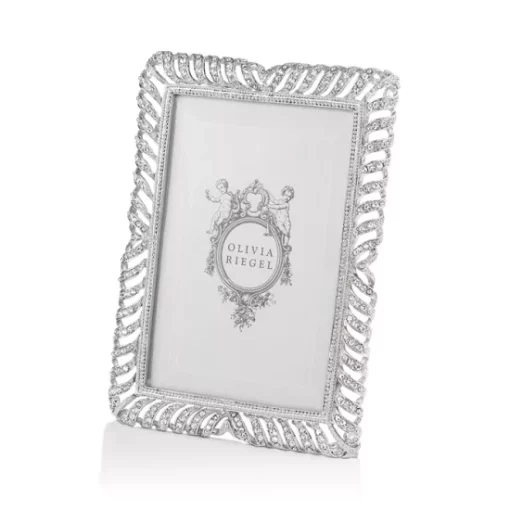 Discount 😍 Olivia Riegel Palmer Frame, 4" X 6" Silver 🔥 -Many Online Shop unnamed file 209
