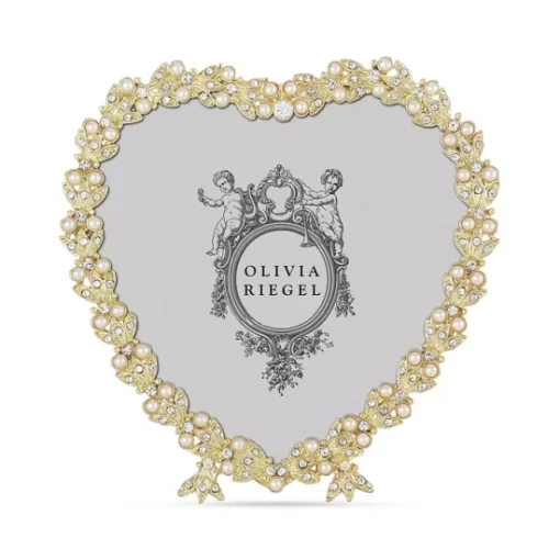 Outlet ✔️ Olivia Riegel Contessa Heart Frame, 3.5" Gold 😍 -Many Online Shop unnamed file 21