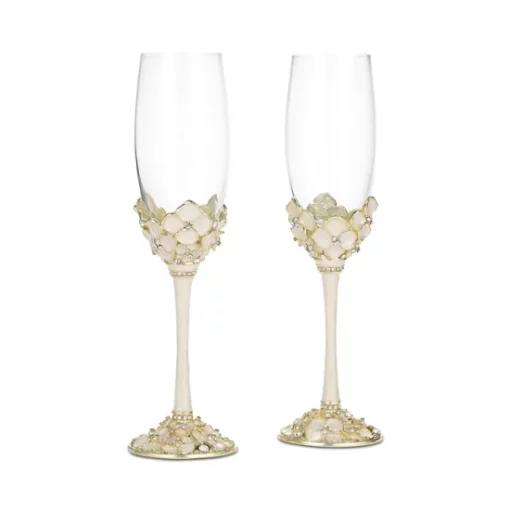 Outlet 👍 Olivia Riegel 🦮 Dogwood Flute, Set Of 2 - 100% Exclusive Silver ❤️ -Many Online Shop unnamed file 222