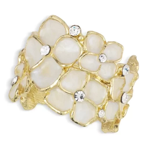 Cheap 😉 Olivia Riegel 🦮 Dogwood Napkin Ring, Set Of 4 - 100% Exclusive Gold 🥰 -Many Online Shop unnamed file 235