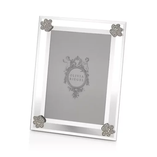 Best Sale ❤️ Olivia Riegel Paw Print Frame, 5" X 7" Silver 🔥 -Many Online Shop unnamed file 246