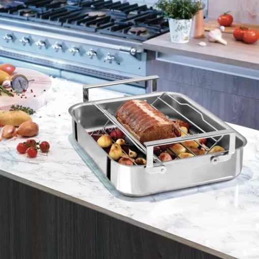 Buy 🤩 Cristel Tri-Ply Stainless Steel Roaster 😀 -Many Online Shop unnamed file 416