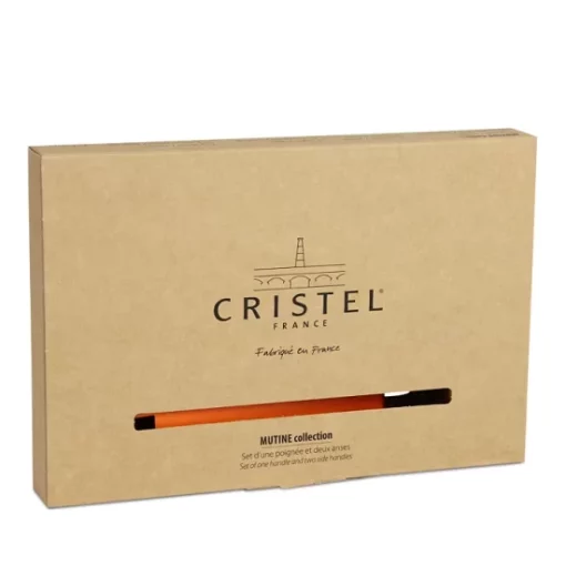 Best Sale 😀 Cristel Mutine 3-Piece Handle Set Orange ✔️ -Many Online Shop unnamed file 442
