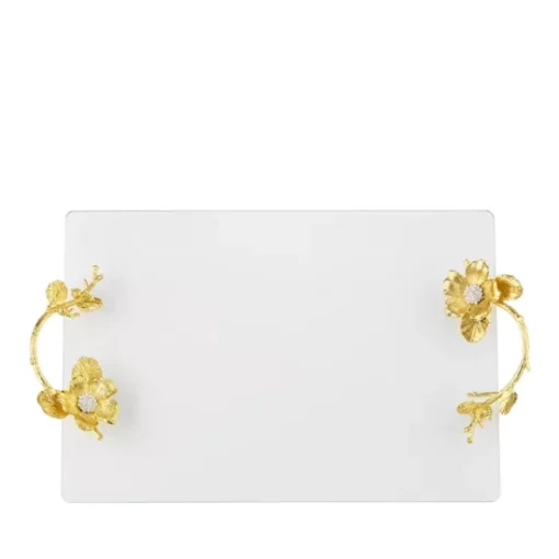 Best Pirce 🎁 Olivia Riegel Botanica Glass Tray Gold 🌟 -Many Online Shop unnamed file 87